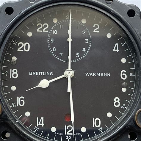 Breitling Wakmann Aircraft Clock for sale 